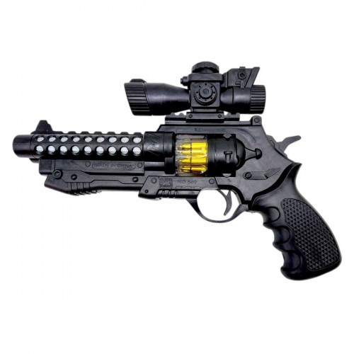 Пистолет пластиковый, светящийся (24 см) (MiC)