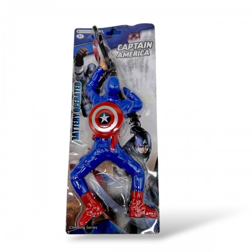 Герои "MARVEL" музыкальные ползающие (КАПИТАН АМЕРИКА) (МІС)