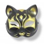 Маска Японской лисы (ЧЕРНО-ЗОЛОТАЯ) (МІС)