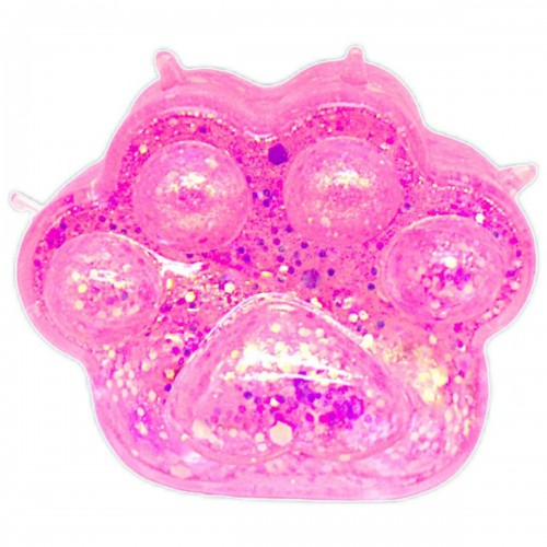 Жвачка-тянучка "Блестящая лапка" (розовый) (MiC)