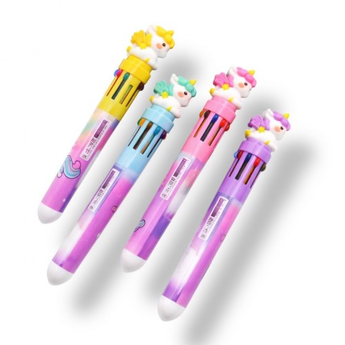 Ручка Единорожка 10 цветов (МІС)