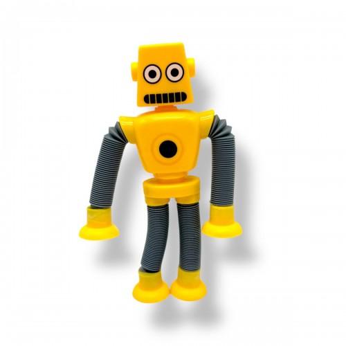 Робот з трубами-тягнучками на присосках (ЖОВТИЙ) (МІС)