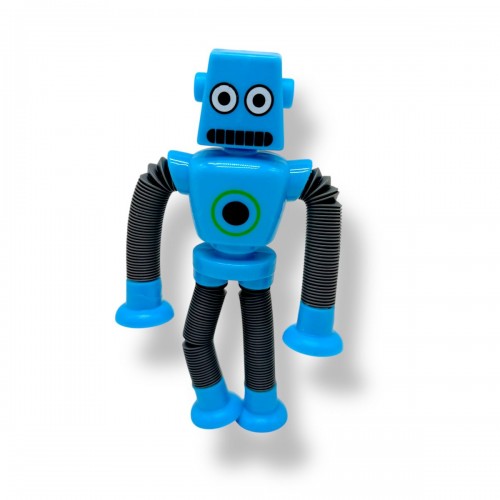 Робот з трубами-тягнучками на присосках (БЛАКИТНИЙ) (МІС)