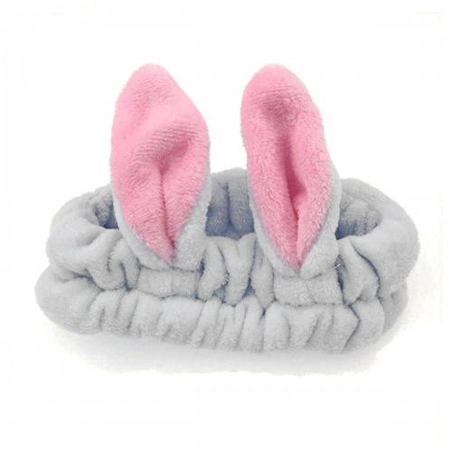 Плюшевая повязка "Зайка" (серый) (МІС)