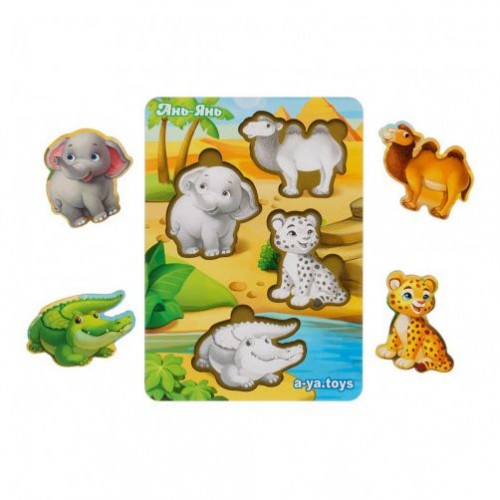 Вкладиші "Африканські тварини" (Ubee)