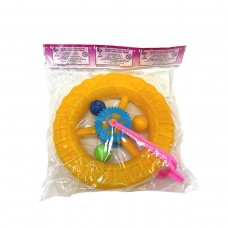 Каталка-колесо, в пакете (ЖЕЛТАЯ)