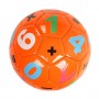 Мяч футбольный №2 "ЦИФРЫ" (ОРАНЖЕВЫЙ) (MiC)
