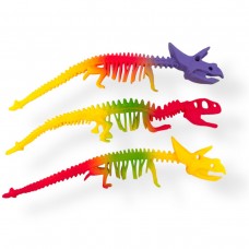 Резиновый браслет тянучка динозавр цветной