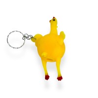 Курица брелок антистресс