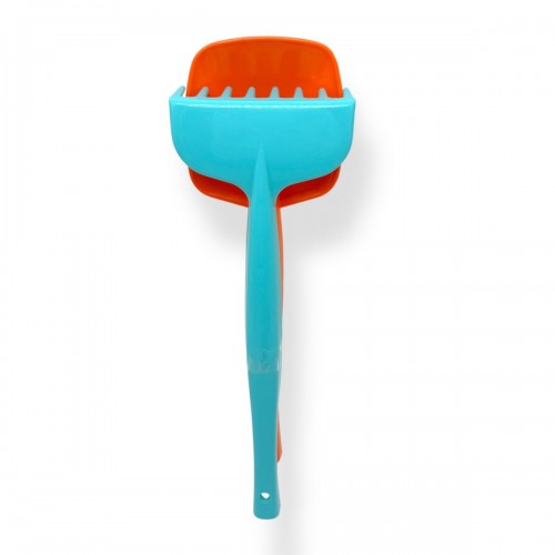 Песочный набор "Лопатка и грабли" голубой (TIGRES)