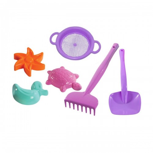 Пісочний набір, ліловий, 6 ел (Wader)