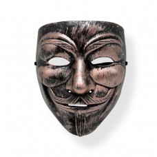 Маска Гая Фокса (анонимус), бронзовая