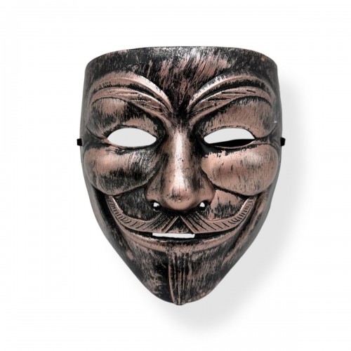 Маска Гая Фокса (анонимус), бронзовая (MiC)