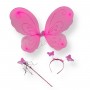 Крылья бабочки с обручем, палочка (Розовая) (МІС)