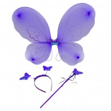 Крылья бабочки с обручем, палочка (фиолетовая)