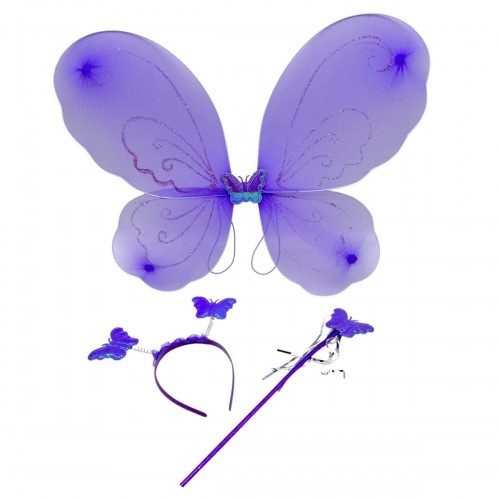 Крылья бабочки с обручем, палочка (фиолетовая) (МІС)