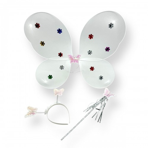 Крылья бабочки с обручем (БЕЛЫЕ) (МІС)