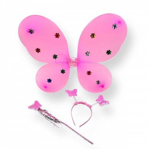 Крылья бабочки с обручем (РОЗОВАЯ) (МІС)
