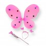 Крылья бабочки с обручем (РОЗОВАЯ) (МІС)
