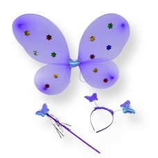 Крылья бабочки с обручем (фиолетовые)