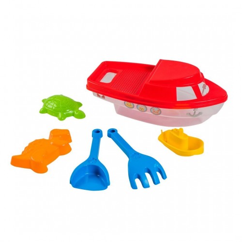 Песочный набор "Кораблик" красный (TIGRES)