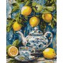 Набор для росписи "Лимоны и керамика" 40х50см. (Ідейка)