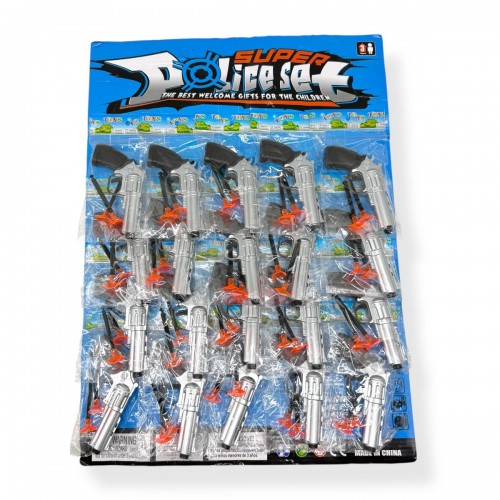 Револьвер з присосками пластиковий 12см (МІС)