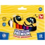Карандаши восковые Премиум 12 цветов (школярик)