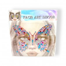 Наклейки-стразы для лица (разноцветные)