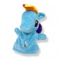 Мʼяка іграшка-рукавичка "Поні" (23см) (БЛАКИТНА) (kidstoys)