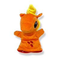 Мʼяка іграшка-рукавичка 