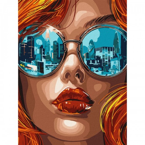 Набір для розпису по номерах "Пейзаж Лондона" 30х40см (Ідейка)