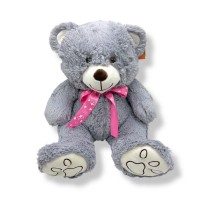 Мягкая игрушка Мишка Макс 45 см. (СЕРЫЙ)