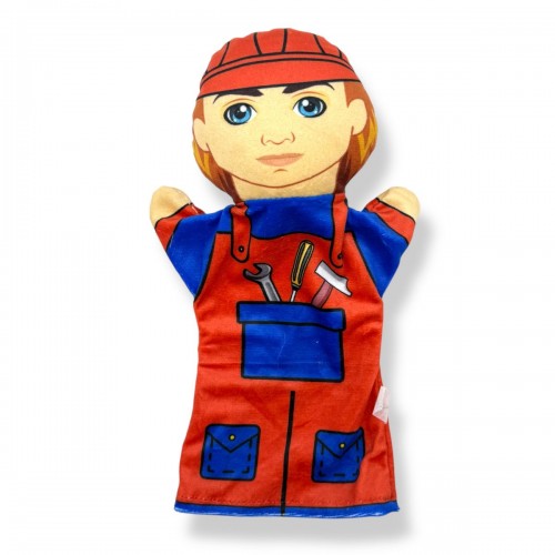 Мʼяка іграшка (Лялька на руку "Будівельник") (Копиця)