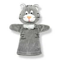 Мʼяка іграшка, (Рукавичка - Котик) 30 см