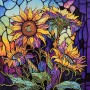 Алмазна мозаїка "Дивовижні соняхи" 30х30 см (Strateg)