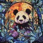 Алмазна мозаїка "Панда в тиші" 30х30 см (Strateg)