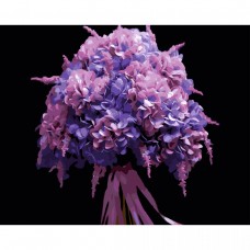 Картина за номерами на чорному фоні 