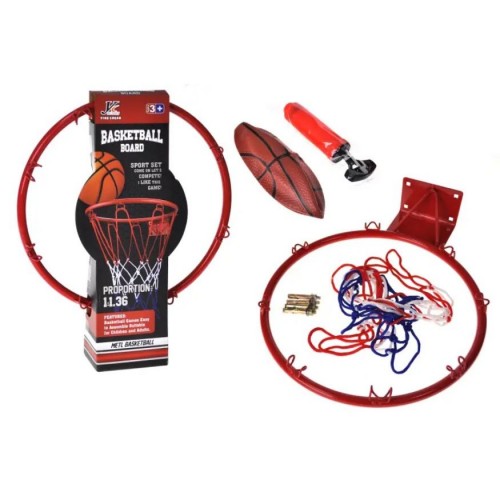 Баскетбольное кольцо металлическое (32x7x38 см) (YG Toys)