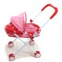Коляска для куклы лежачая (КРАСНЫЙ) (MiC)