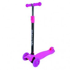 Самокат дитячий 4-х коліс MAXI, колеса PU світяться (РОЖЕВИЙ)