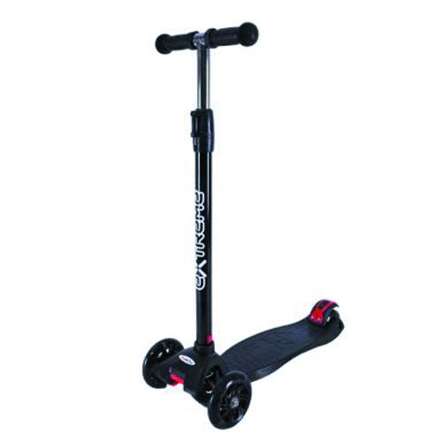 Самокат дитячий 4-х коліс MAXI, колеса PU світяться (ЧОРНИЙ) (MiC)