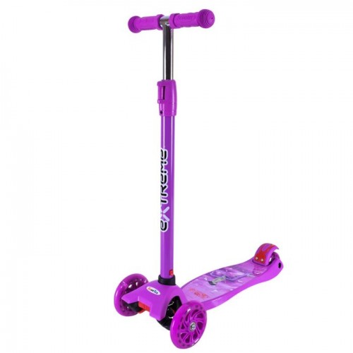 Самокат дитячий 4-х коліс. MAXI, колеса PU світяться (ФІОЛЕТОВИЙ) (MiC)
