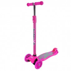 Самокат дитячий 4-х коліс. MAXI, колеса PU світяться (РОЖЕВИЙ)
