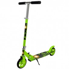 Самокат міський 2-х коліс. сталевий, колеса 145 мм (ЗЕЛЕНИЙ)