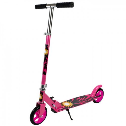 Самокат міський 2-х коліс. сталевий, колеса 145 мм (РОЖЕВИЙ) (MiC)