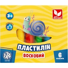 Пластилін круглий (6 кольорів в наборі)