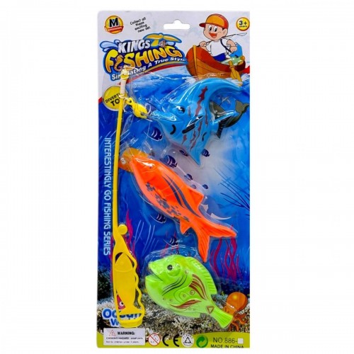 Рыбалка (3 рыбки, удочка) микс видов (TK Group)