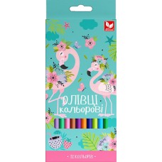 Карандаши цветные трехгранные, 12 цветов