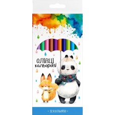 Карандаши цветные трехгранные, 12 цветов